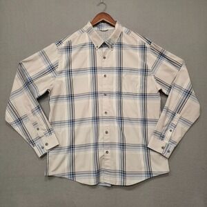 Eddie Bauer Men's‎ Classic Fit Long Sleeve Button Up Shirt Size XL